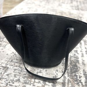 Louis Vuitton Black Epi Leather bag